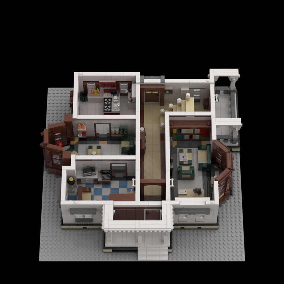 Victorian Suburban Residence Building Block - LesDiy - 