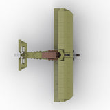 Vintage Military Biplane Building Blocks-LesDiy - 