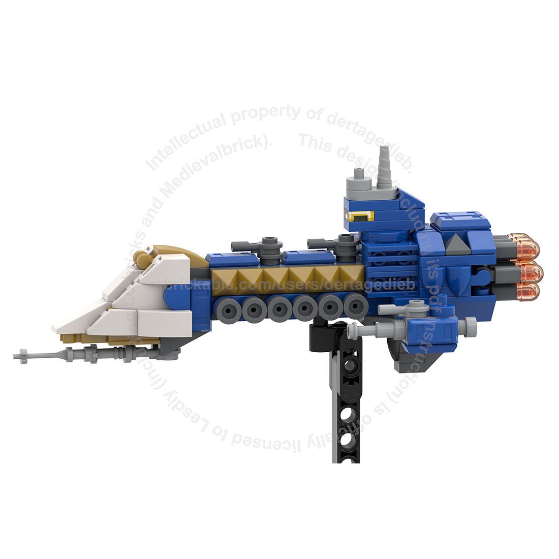 Warhammer 40K Ultramarines Fleet Bundle – Macragge's Honour & Glorious Nova Building Blocks-LesDiy-MOC-