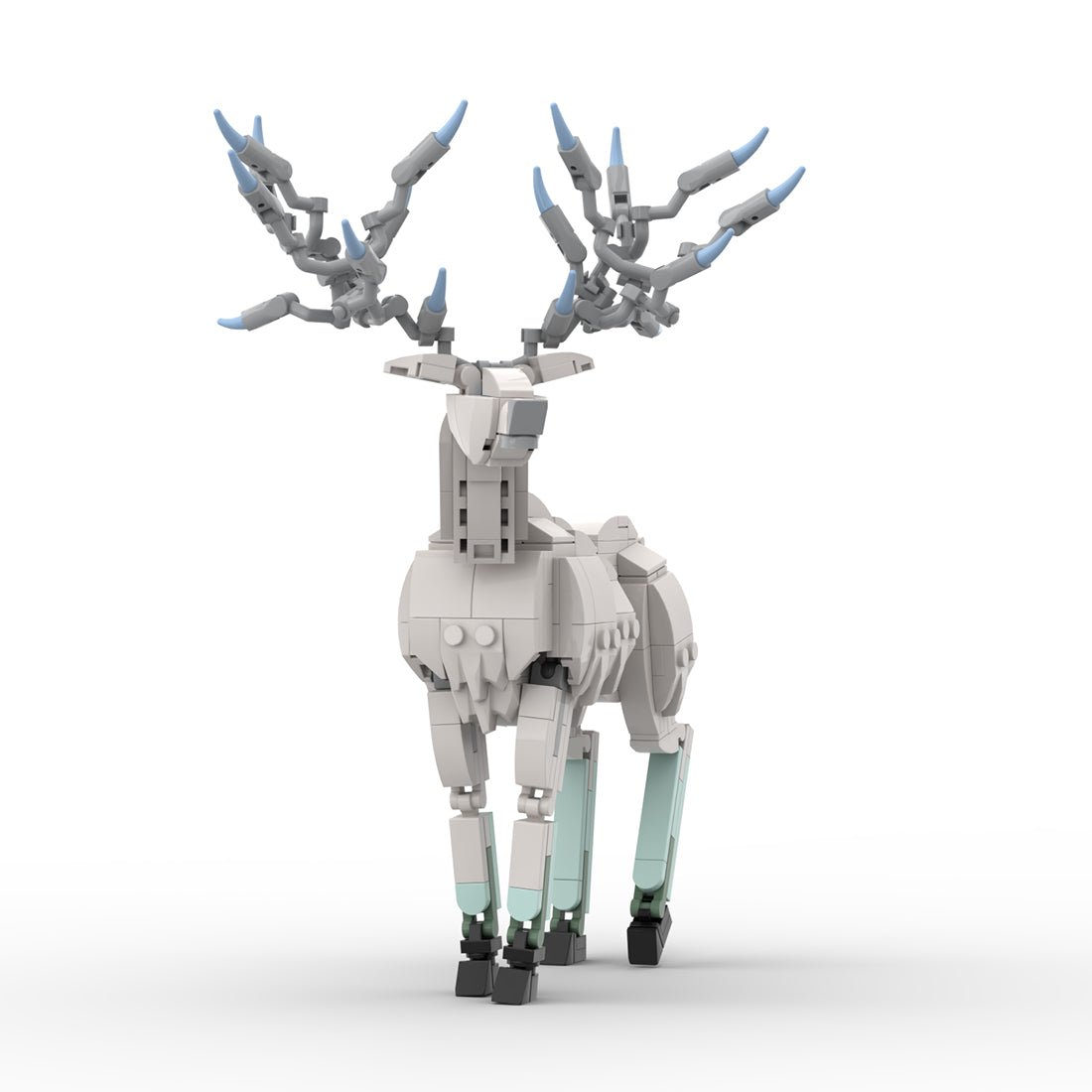 White Deer Mythical Creature Building Blocks-LesDiy-Building Blocks-