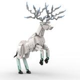 White Deer Mythical Creature Building Blocks-LesDiy-Building Blocks-