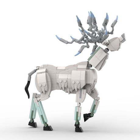 White Deer Mythical Creature Building Blocks-LesDiy-Building Blocks-