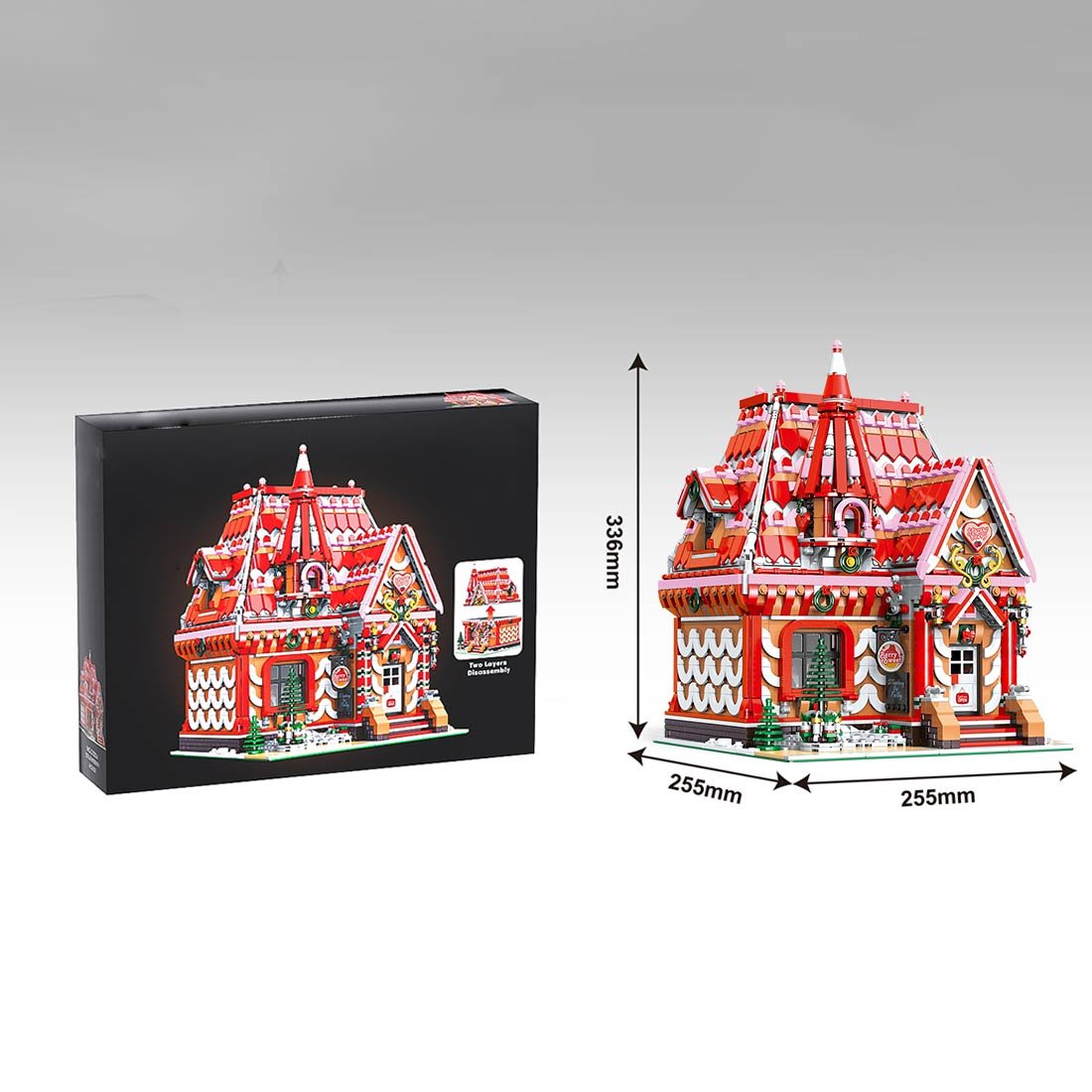 Winter Strawberry Dessert Workshop Building Blocks Set - LesDiy - MOC