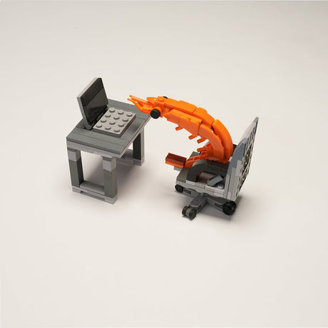 Working Shrimp Man Building Blocks - LesDiy - 