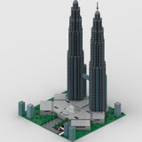 World Famous Architecture Twin Towers - LesDiy - 