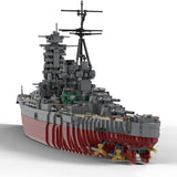 WW2 Japanese Navy Battleship Military Building Blocks - LesDiy - 