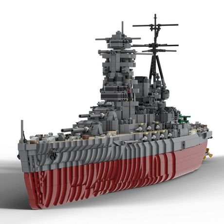 WW2 Japanese Navy Battleship Military Building Blocks - LesDiy - 
