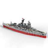 WW2 Japanese Warship Hiei Battleship DIY Military Building Blcoks - LesDiy - 