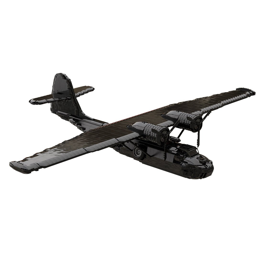 Diy Pby WWII PBY BlackCat Building Blocks | LesDiy