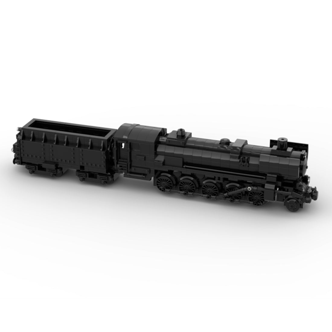 MOC-126447 Military Train Locomotive Model
