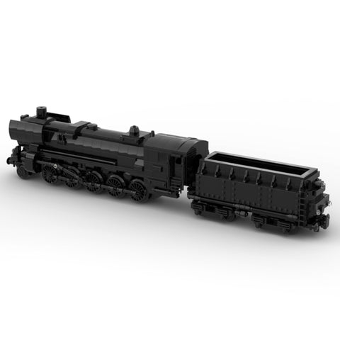 MOC-126447 Military Train Locomotive Model