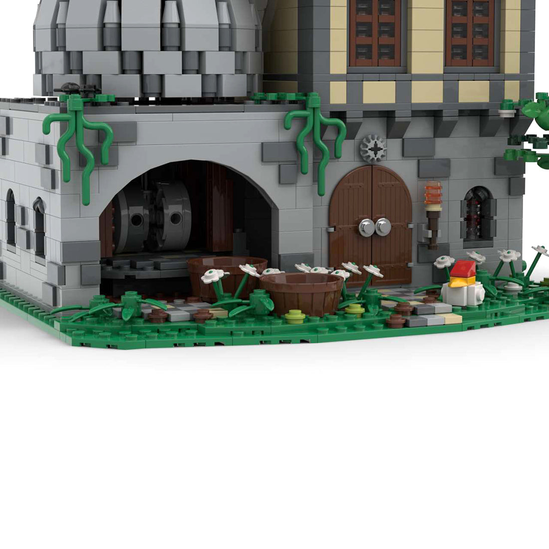 MOC-31613 Medieval Street Dynamic Castle Windmill for Lego