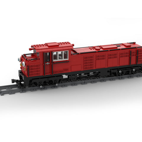 MOC-75548 Japanese DL 43 Locomotive Building Blocks