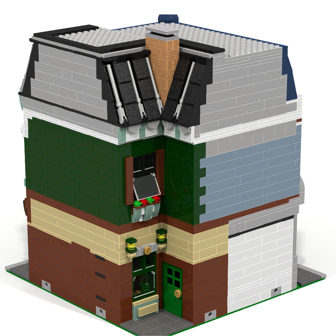 Technic Architecture  Modular Street Series Bookstore for Lego