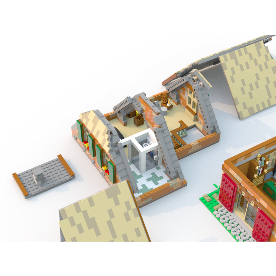 Technic Architecture Rustic Farmhouse Compitable with Lego