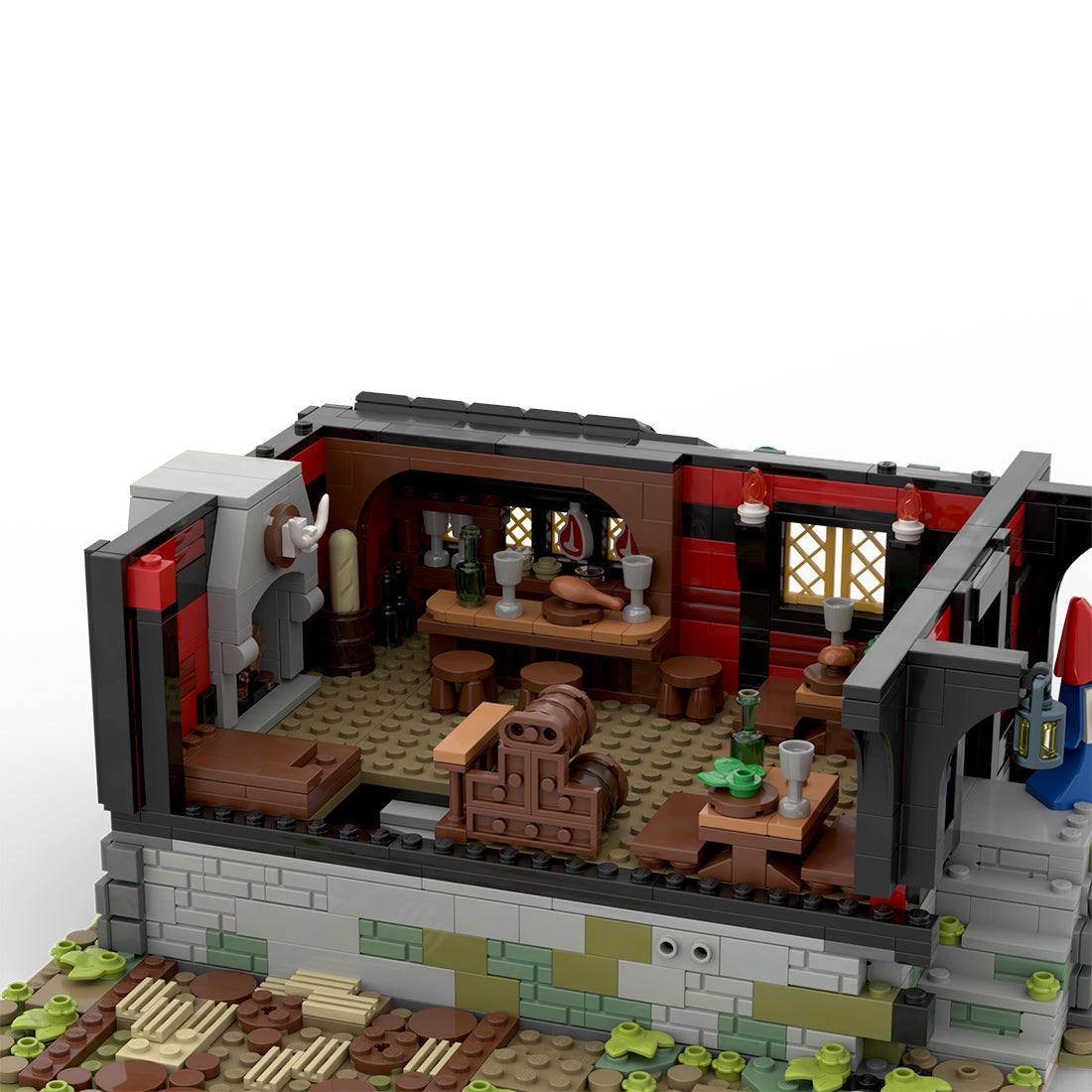 Technic House Middle Ages Building Compatible with Lego