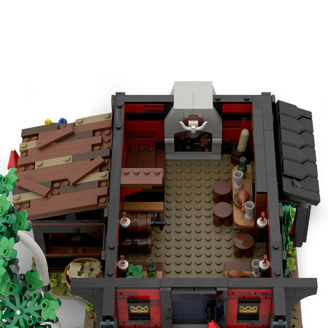 Technic House Middle Ages Building Compatible with Lego