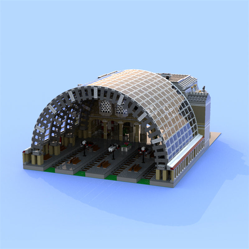 MOC Modular Train Station