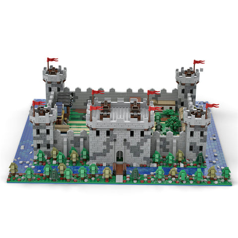 MOC Microscale Diorama Castle Village