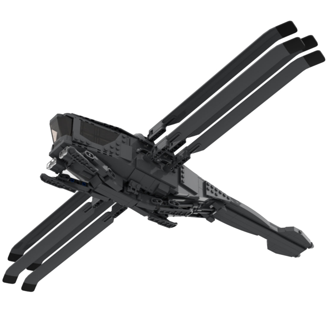 MOC-93682 Science Fiction Style Imperial Ornithopter Model