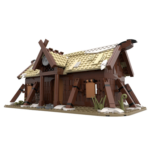 MOC-102557 Viking Longhouse Medieval Building Blocks