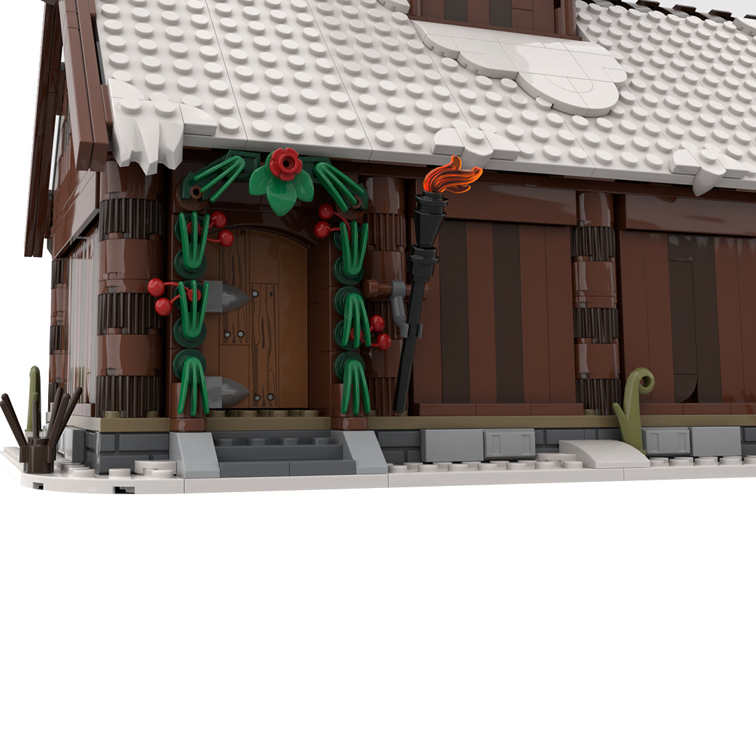 MOC-104429 Winter Viking God House Building Blocks