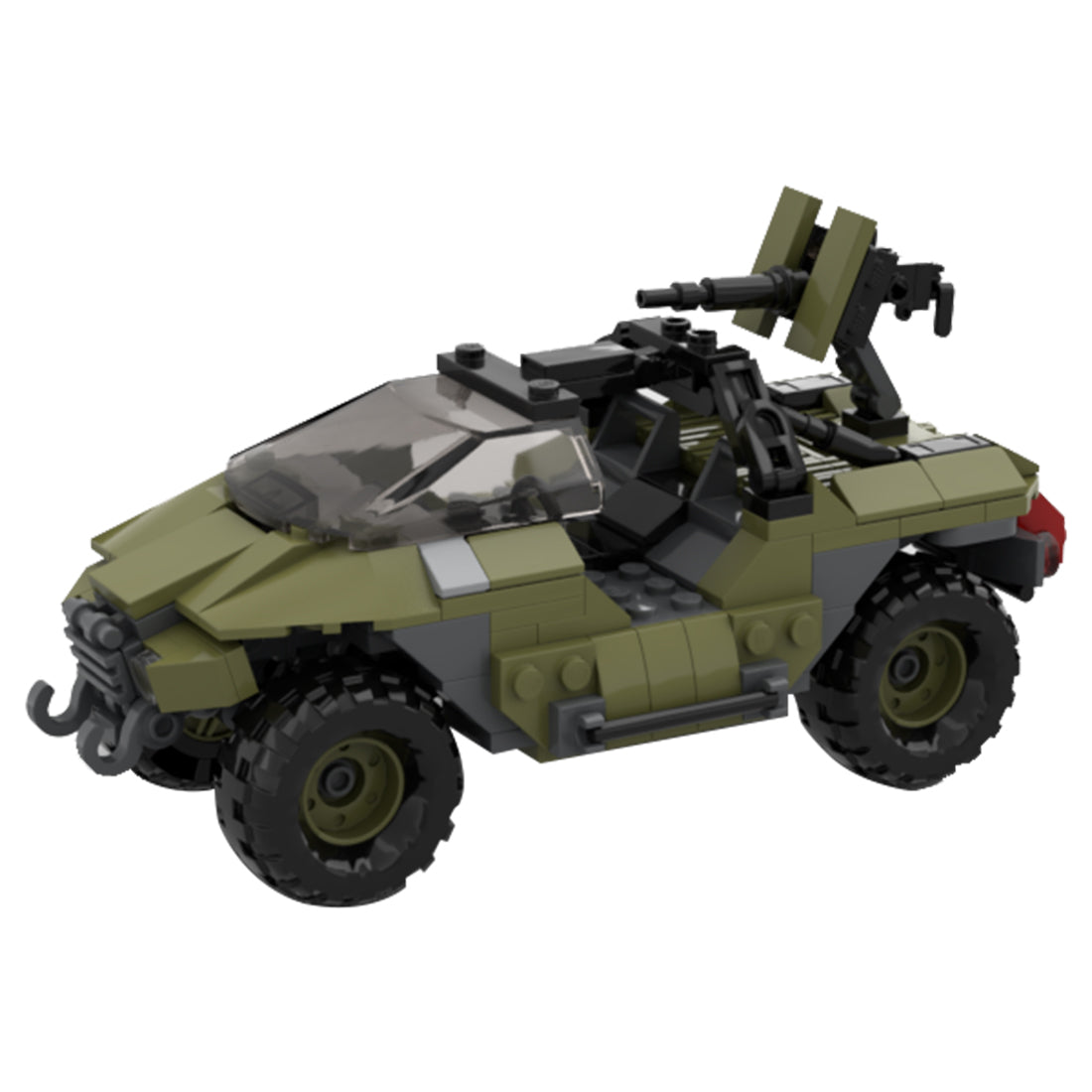 MOC-107715 M12 Military Carrier Vehicle Model