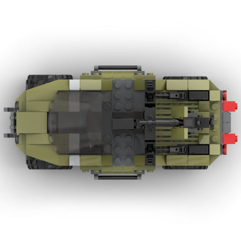 MOC-107715 M12 Military Carrier Vehicle Model