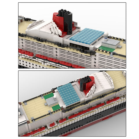 MOC-110500 Queen Mary 2 Cruise Ship Building Blocks