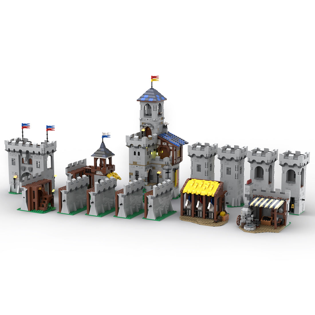 MOC-113656 Modular Medieval Castle
