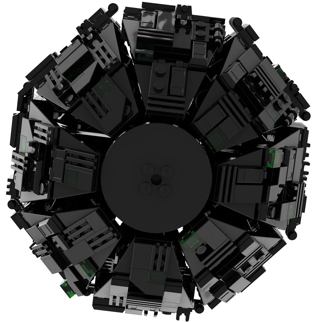 MOC-113837 Borg Sphere Warship Building Blocks