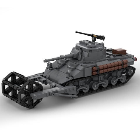 MOC-126445 Mittleres Militärpanzermodell