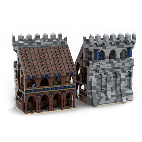 MOC-131299 Medieval Castle Model | lesdiy.com