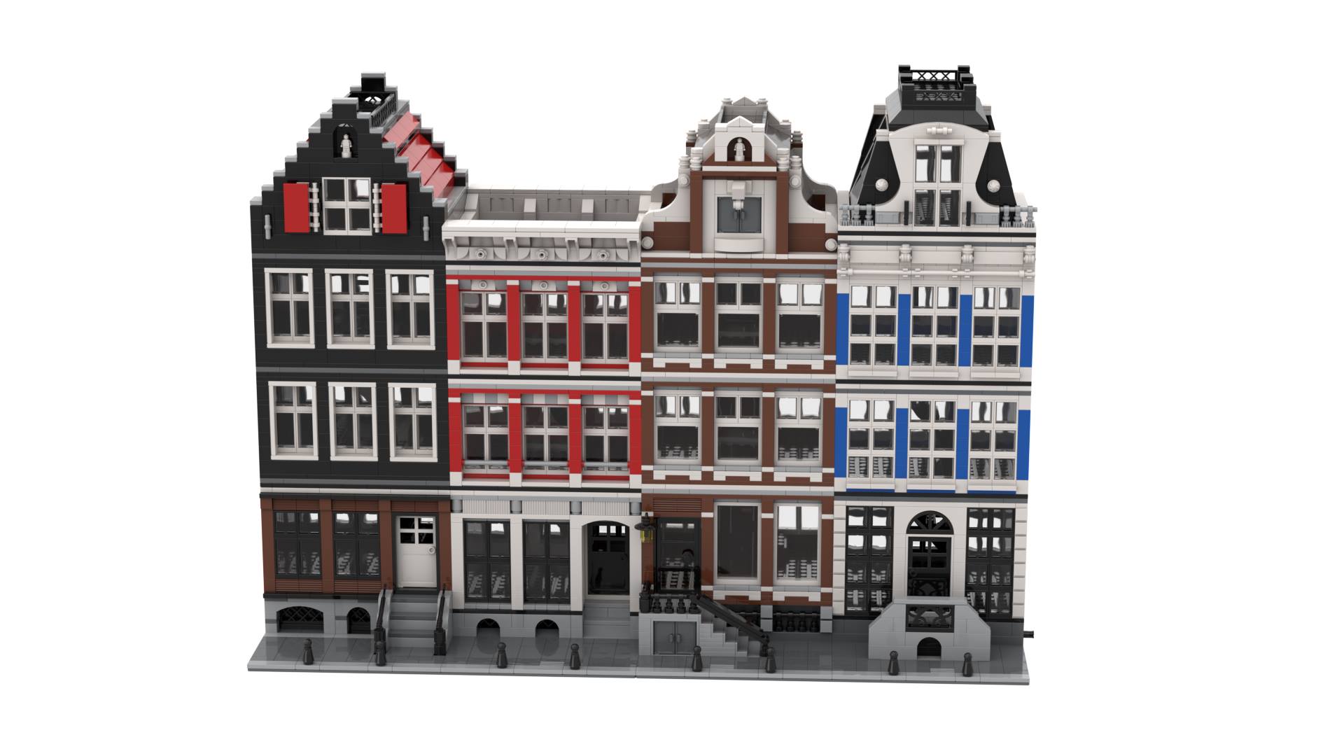 MOC-46108 Amsterdam Canal House Nr 1 Modular Building