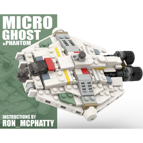 MOC-50605 Micro Ghost &amp; Phantom Raumschiffmodell