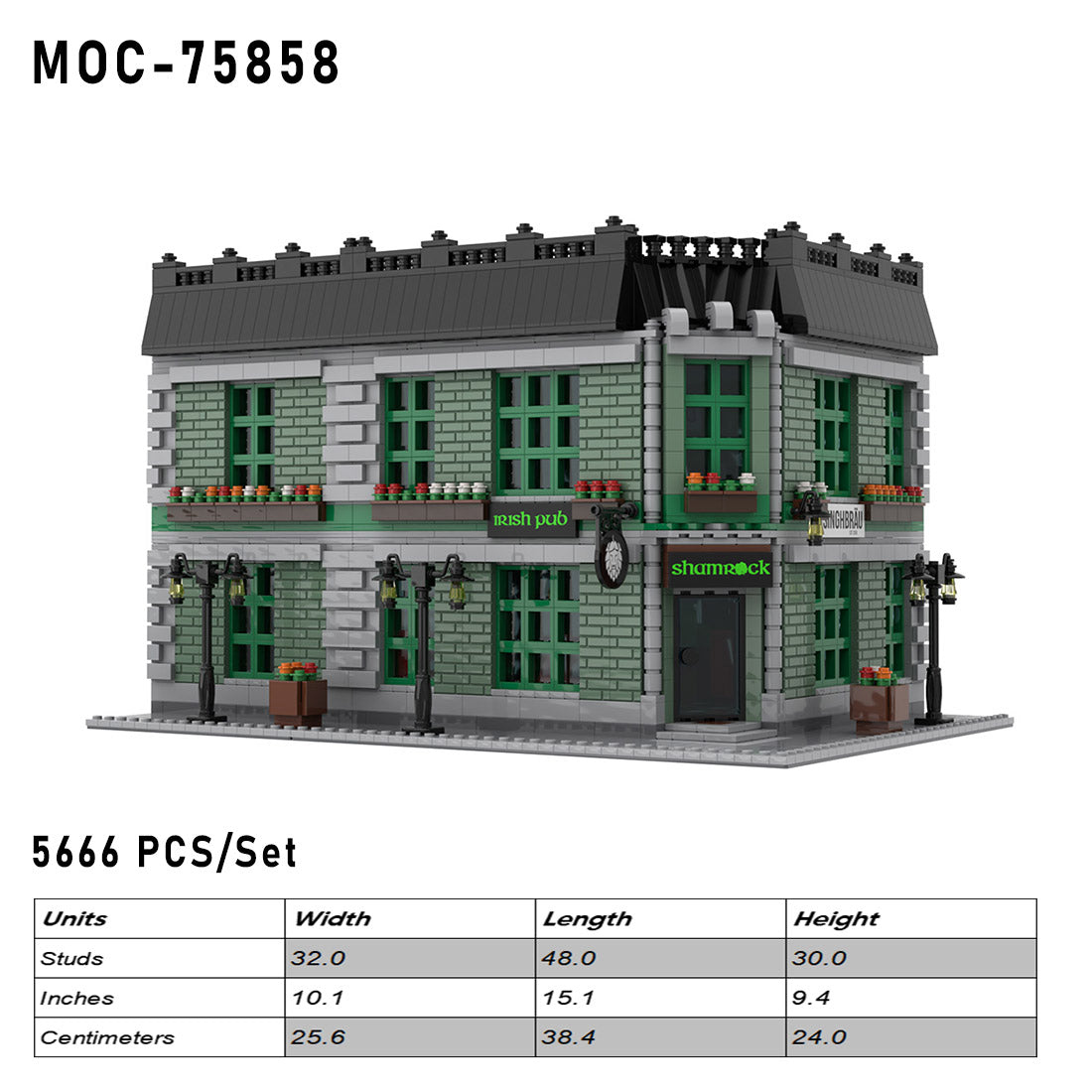 MOC-75858 Shamrock Building Blocks