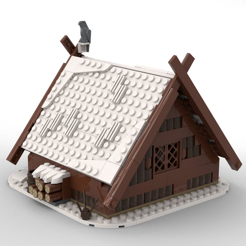 MOC-93063 Medieval Viking's House Building Blocks