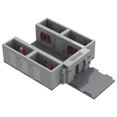 MOC-97479 Sci-fi Space Wars Modular Prison Model