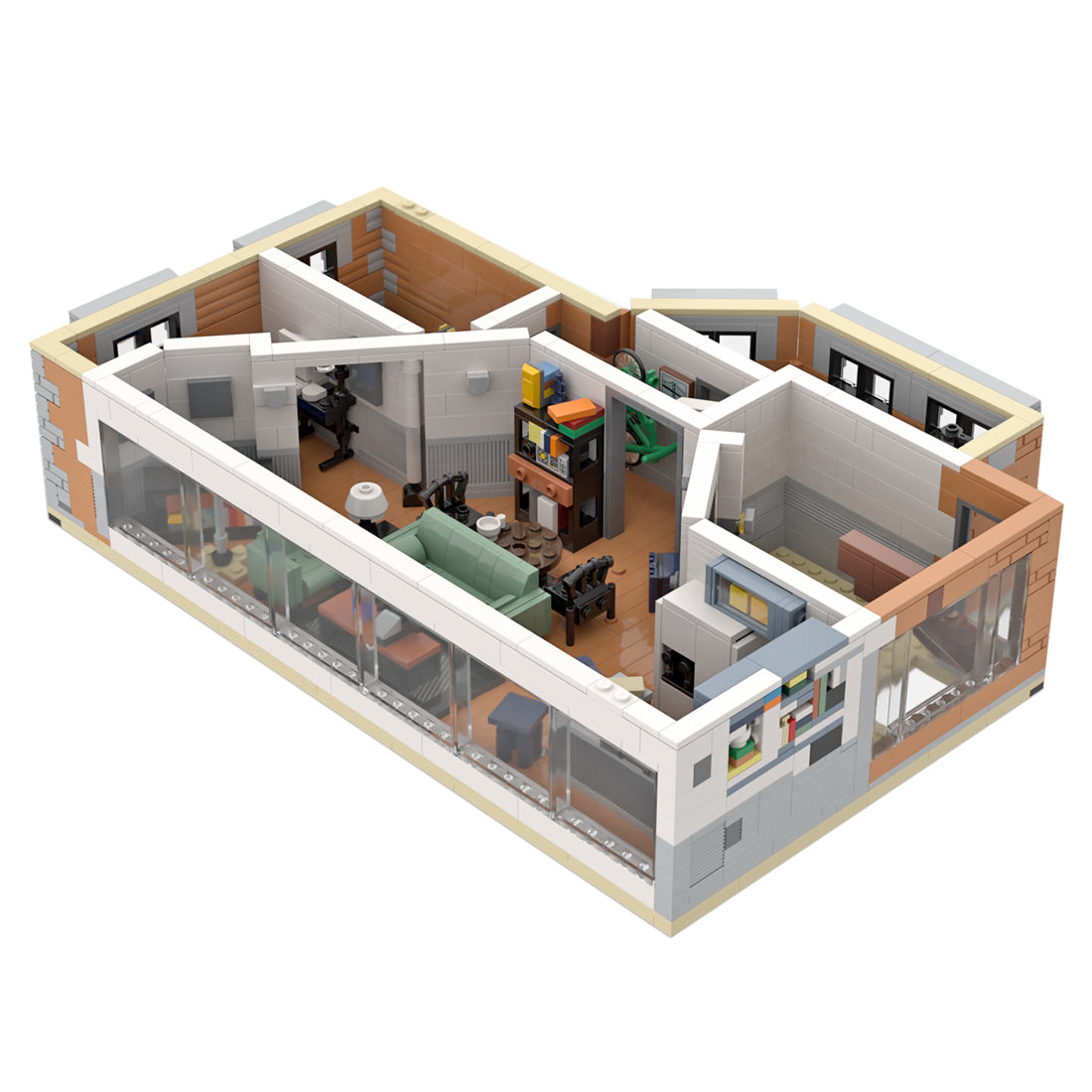 SitComplex Apartment Modular Building Set | lesdiy.com