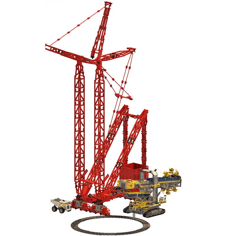 MOC - 77733 Technic Mammoet PTC - 200 - DS SSL Ring Crane Building Blocks - LesDiy - Building Blocks