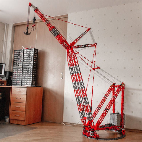 MOC - 77733 Technic Mammoet PTC - 200 - DS SSL Ring Crane Building Blocks - LesDiy - Building Blocks